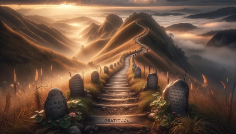 人生は難しい……。絶望している人は感謝の心を養う過程