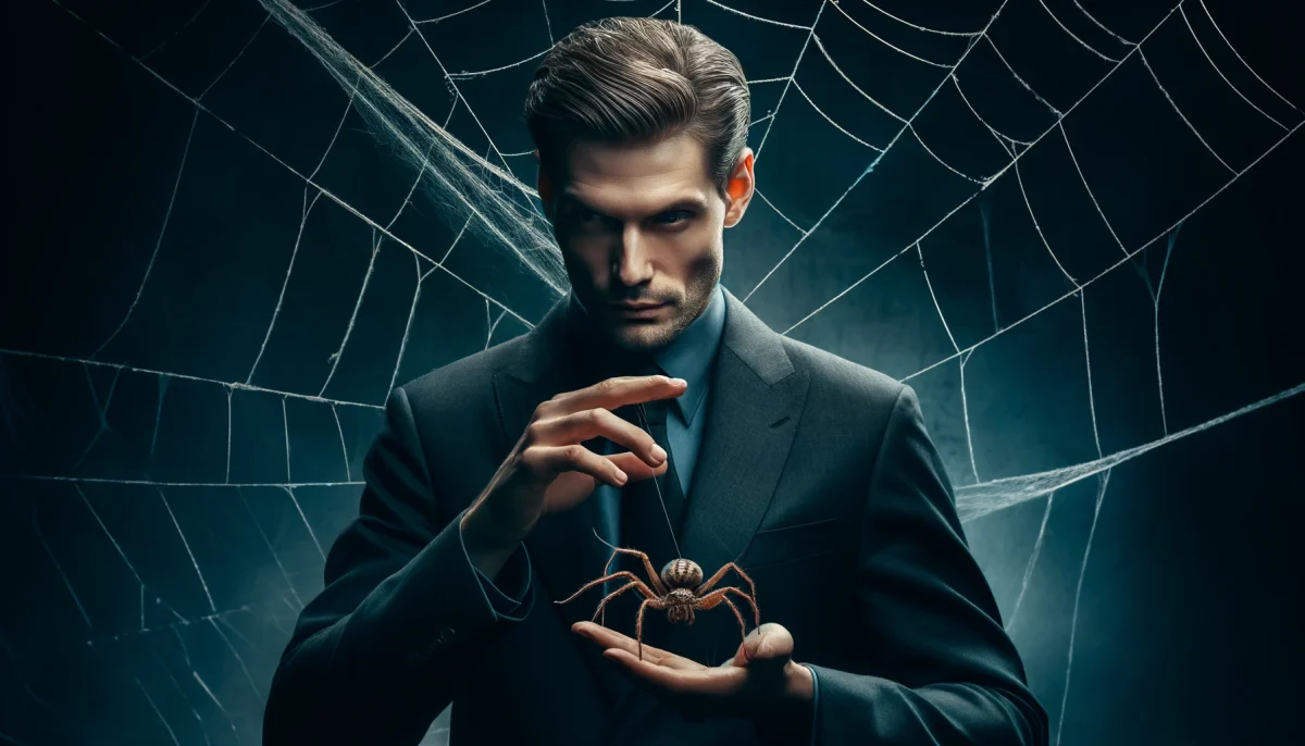 世の中の闇。一般人は何も知らずに憧れて近寄り、そして蜘蛛の巣にかかる。