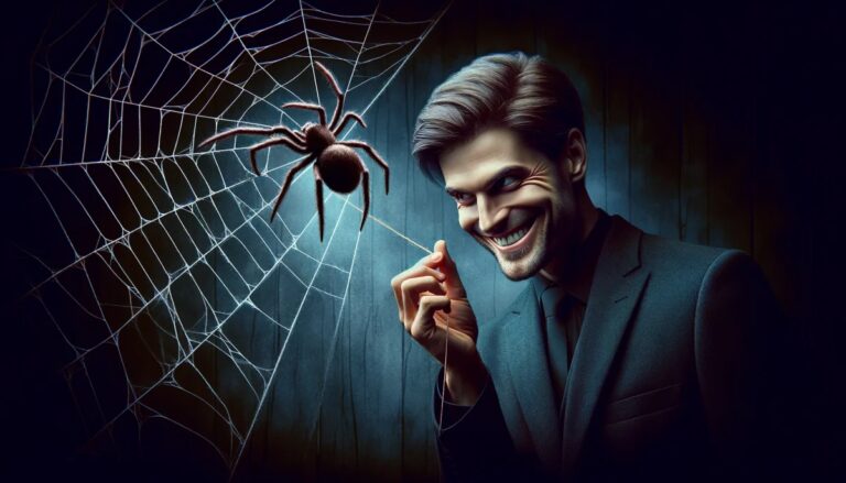 世の中の闇。一般人は何も知らずに憧れて近寄り、そして蜘蛛の巣にかかる。