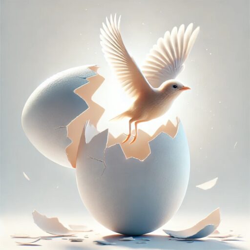 殻を破ることで、真の飛翔が始まる。