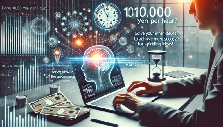 【時給1万円!?】心の問題解決をすると、うまくいくことが増える。無意識の力を使って閃きを起こそう!
