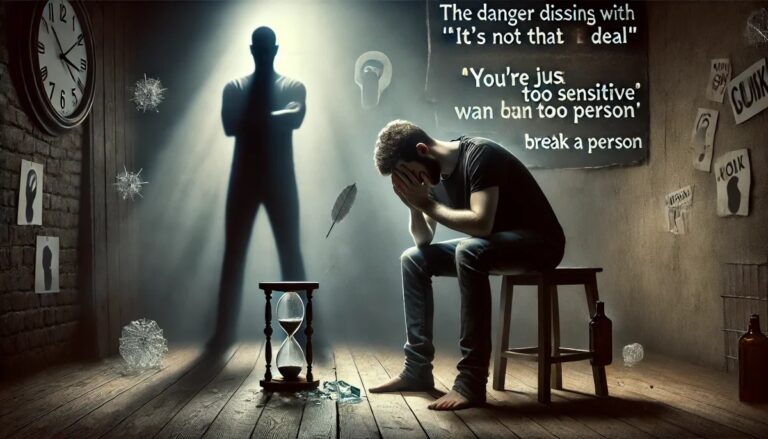 「それくらいで」と軽視する危険性:無責任な加害者が生む深刻な影響 〜 「お前が敏感すぎる」無責任な言動が人を壊す時