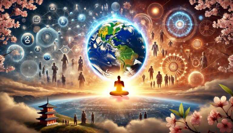 日本人は世界の問題を解決する：自分が変われば相手も変わる。相手が変われば世界も変わる。まずは自分から。