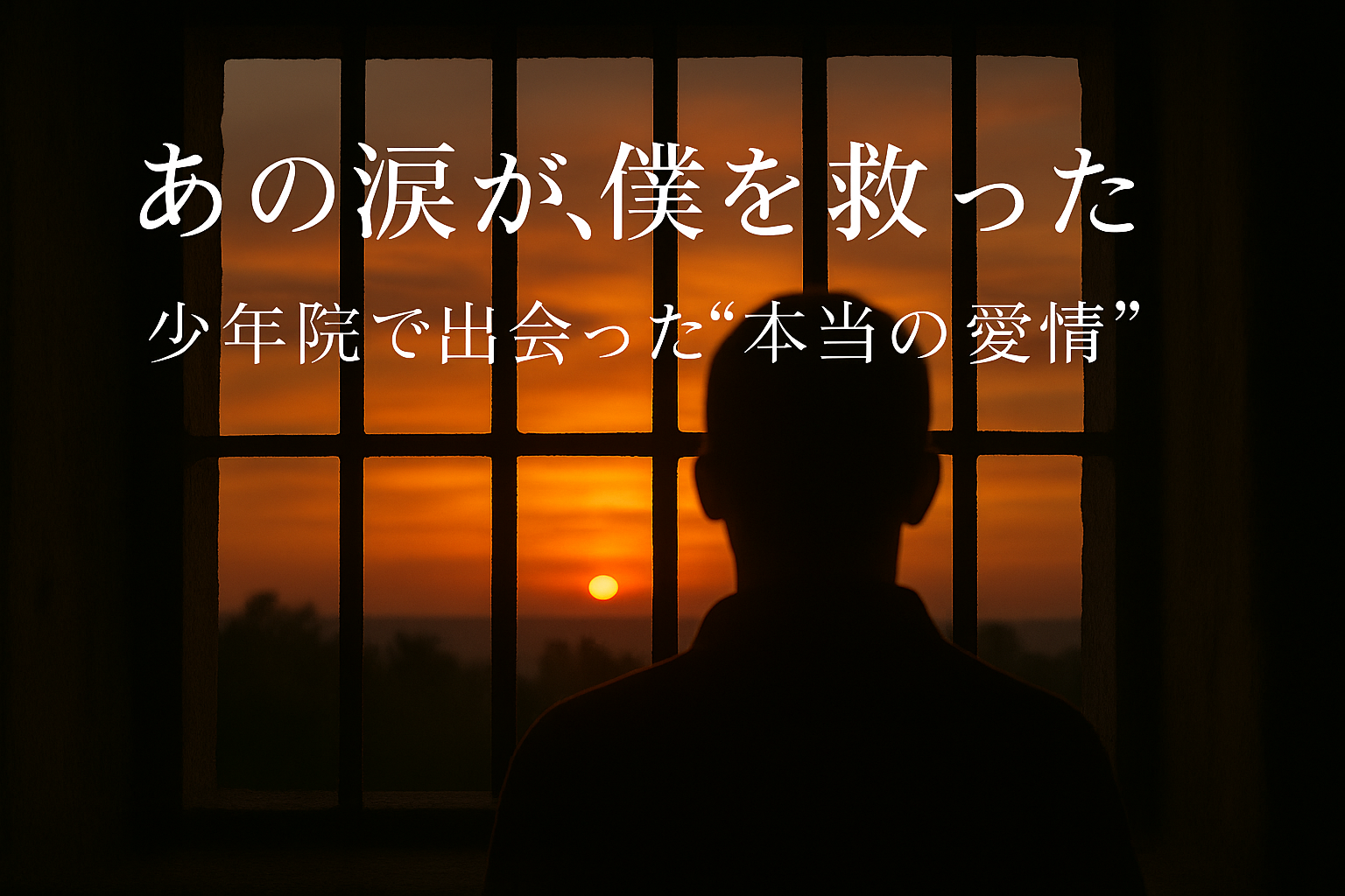 「あの涙が、僕を救った」——少年院で出会った“本当の愛情”