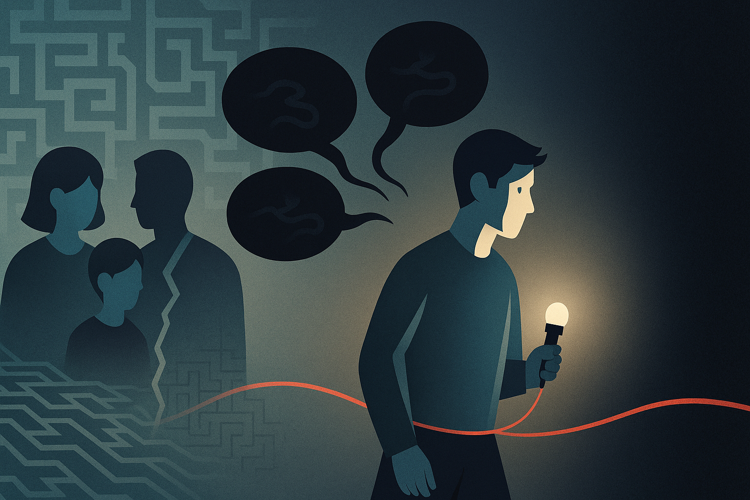 “嘘の虐待話”に家族がのるとき——集団ガスライティングをほどく、回復までの道しるべ（AI音声解説あり）