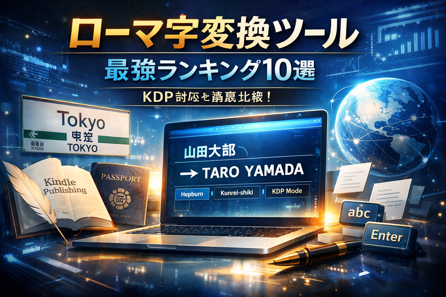 【GPT-5.2 Thinkingが根拠付き採点】ローマ字変換ツールおすすめ10選｜KDP（Kindle出版申請）対応も一発比較