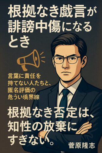 根拠なき戯言が誹謗中傷になるとき』が、Amazon Kindleで販売開始されました!