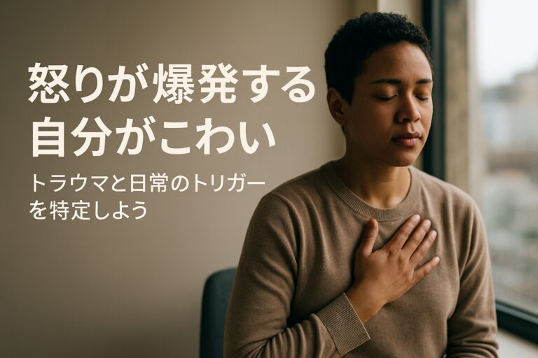 怒りが爆発する自分がこわい：トラウマと日常のトリガーを特定しよう