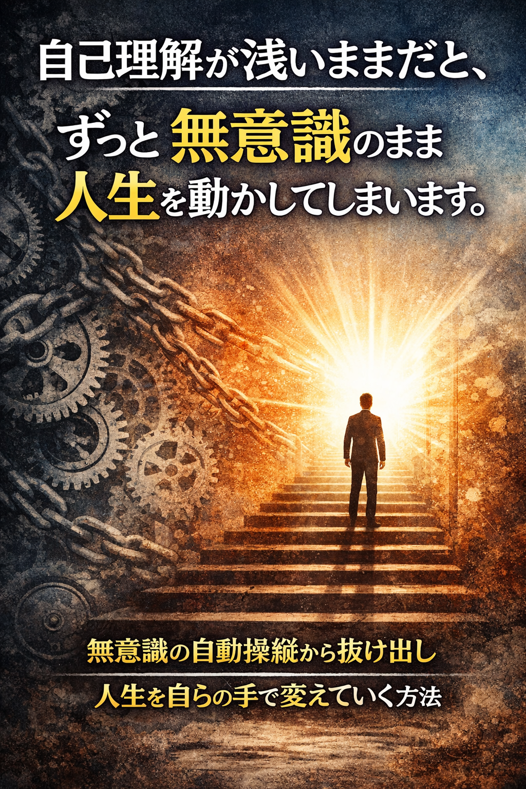 自己理解が浅いままだと、ずっと無意識のまま人生を動かしてしまいます