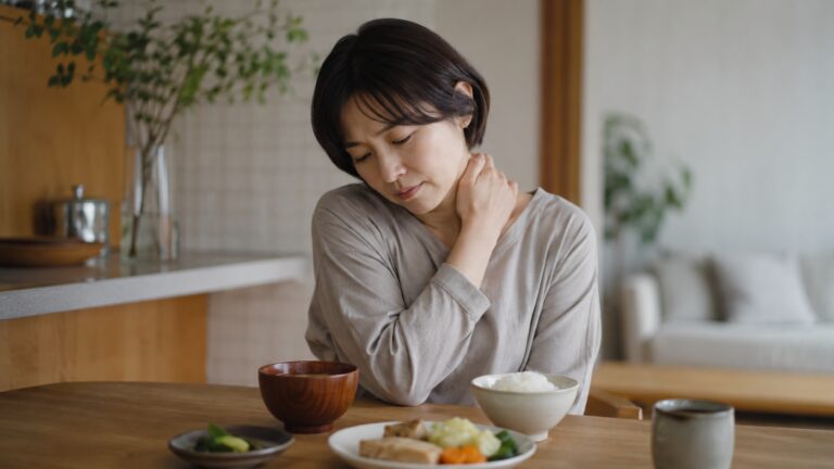 トラウマを思い出すと首・肩が固まり、頭が圧迫されるのはなぜか？食事で和らぐ理由まで調べてわかったこと