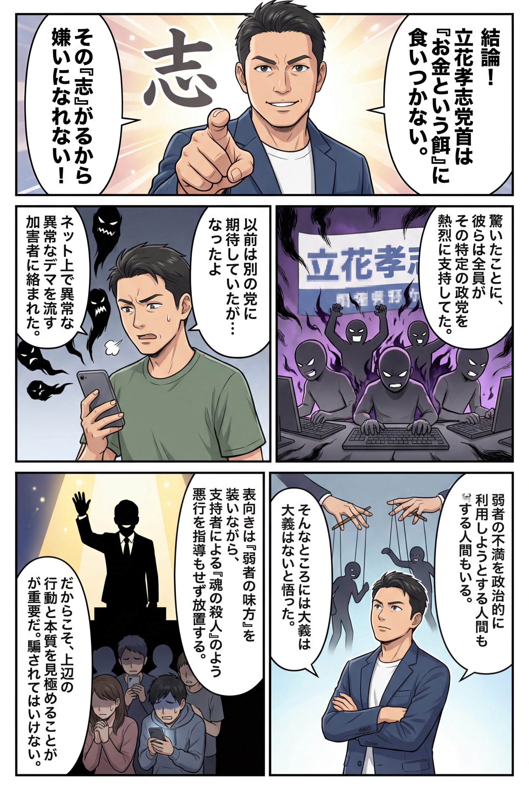 AIビジュアル：こういう暴露をするから立花孝志ＮＨＫ党党首は嫌いになれない。