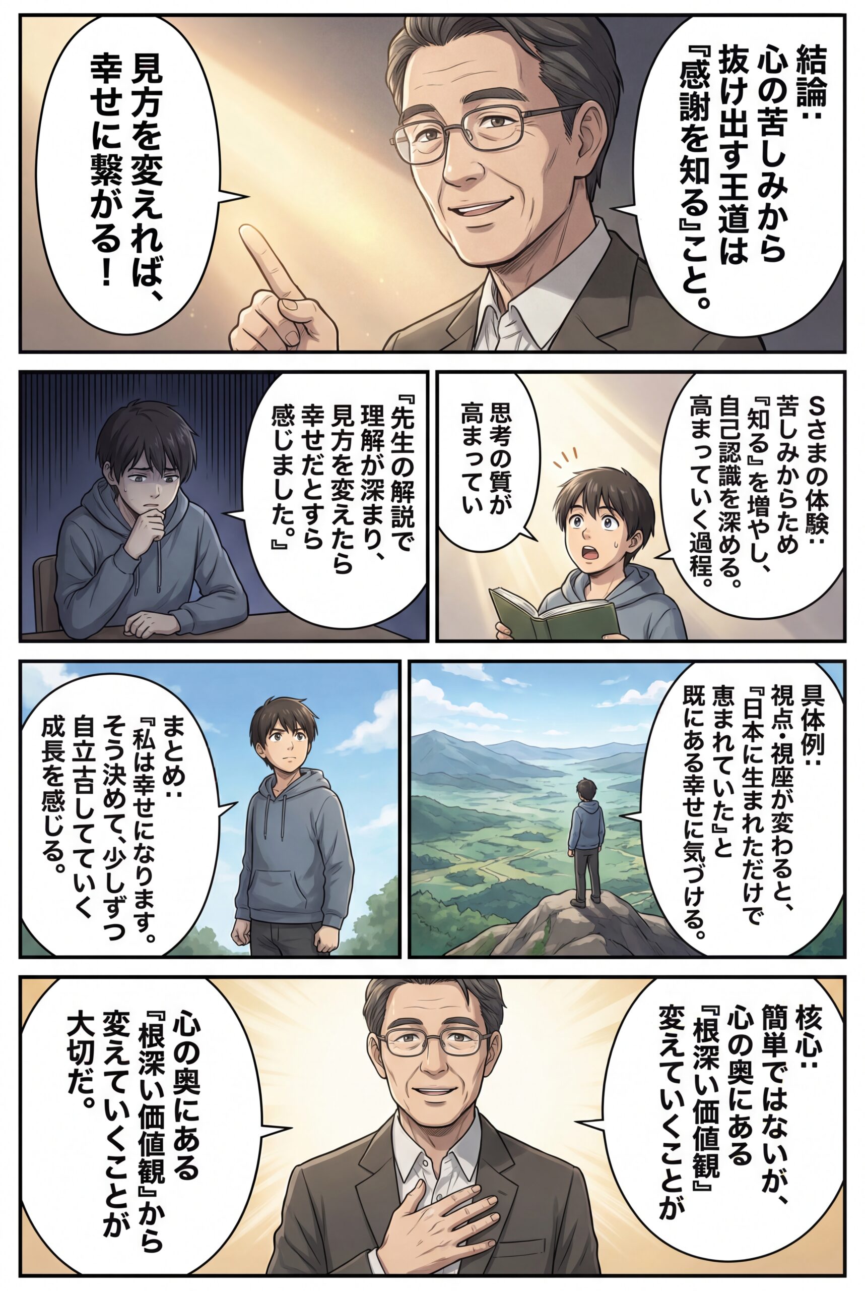 AIビジュアル：見方を変えると幸せに！？：Ｓさま（サヨナラ・モンスター購入者さま）の成長