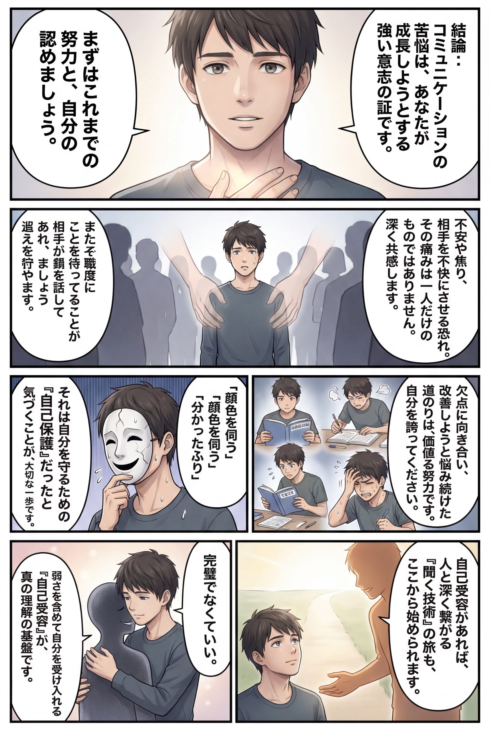 AIビジュアル：アスターさんへ―心の奥に響く、真のコミュニケーションへの旅路