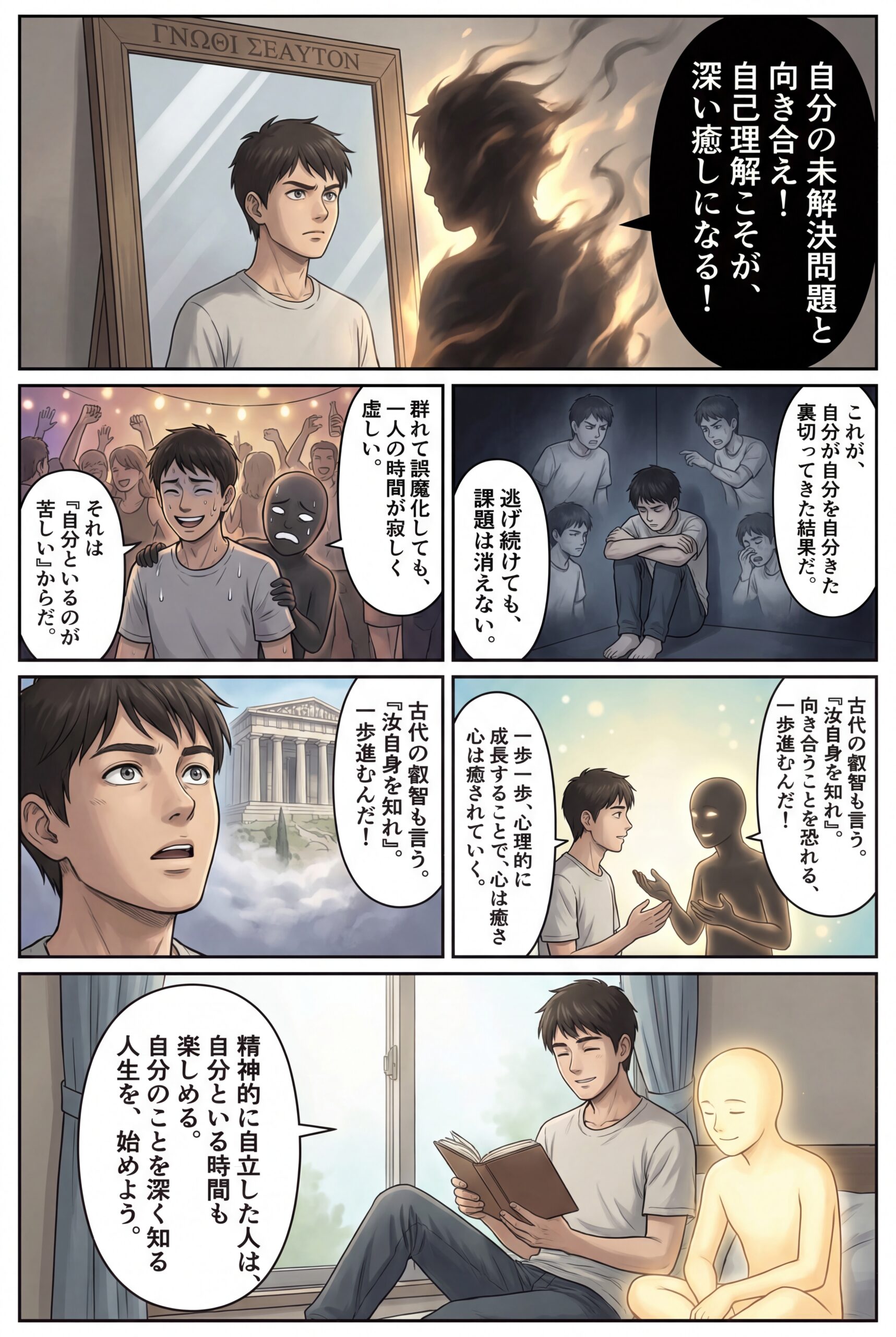 AIビジュアル：自分のことを深く知らないまま人生を終えるなんて、おかしいと思いませんか？