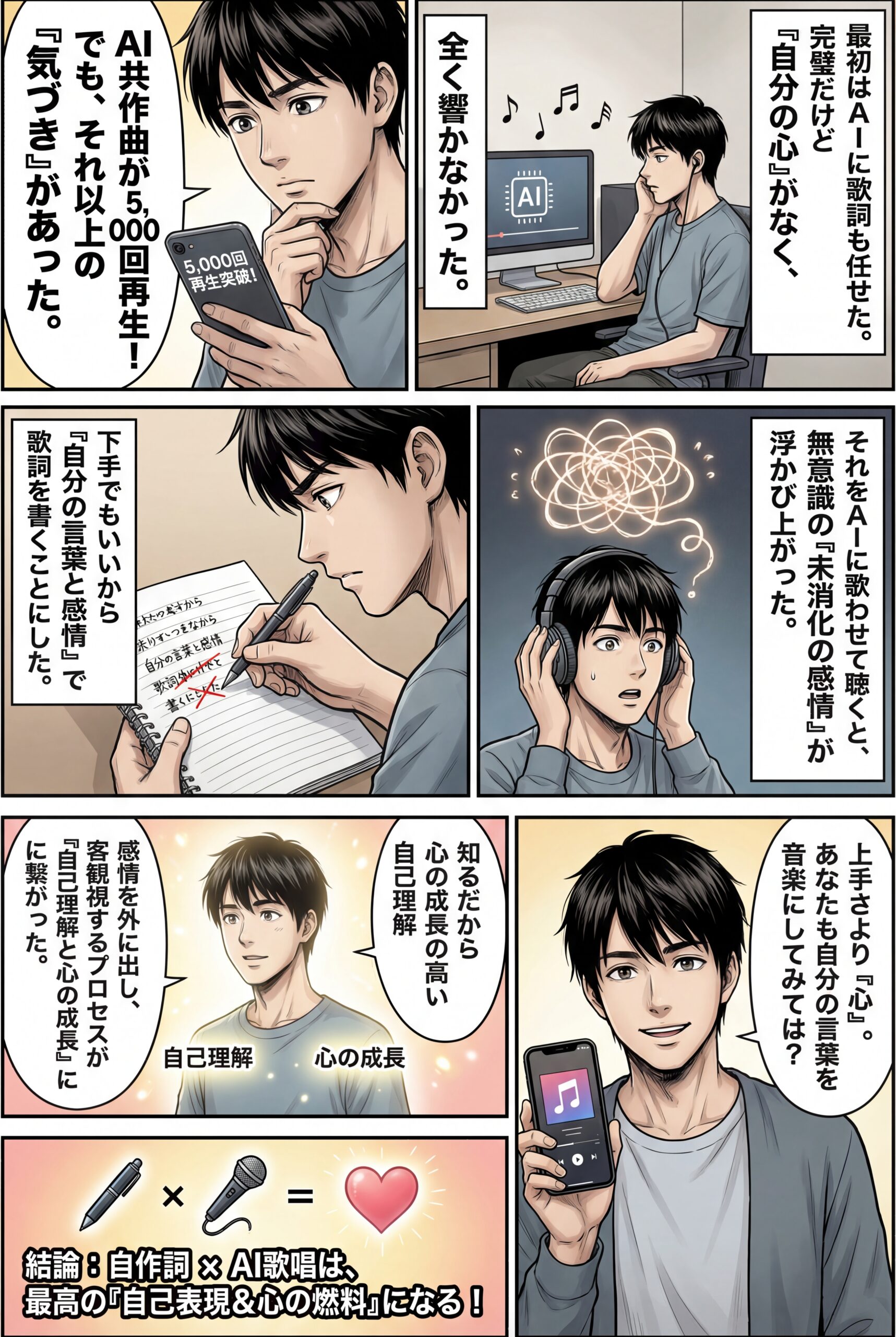 AIビジュアル：主要音楽配信サービスでストリーミング再生が5,000回突破！AIとの共作から得た気づきとは