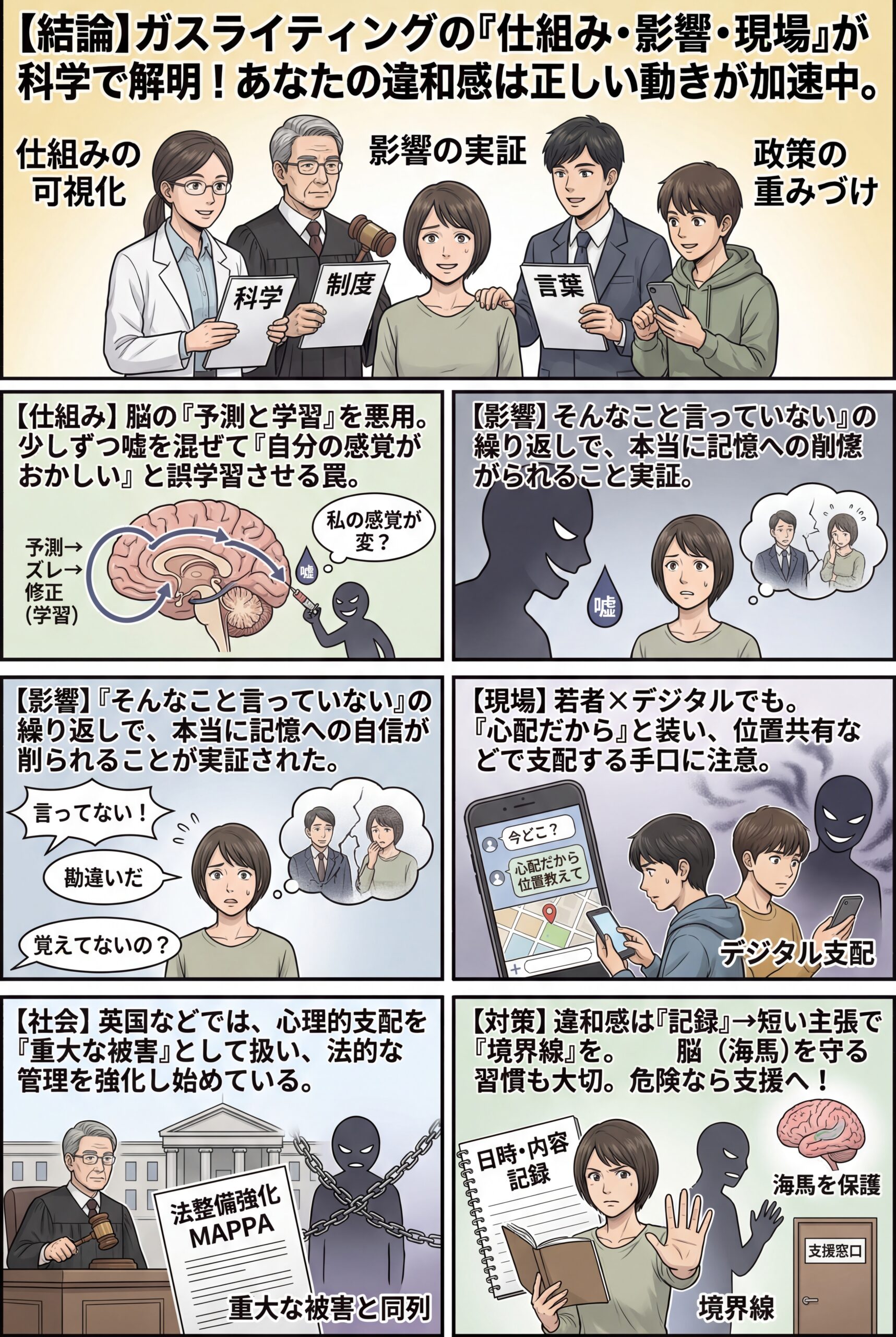 AIビジュアル：【重要記事】いま世界で何が起きている？—2025年9月の「ガスライティング」最新事情