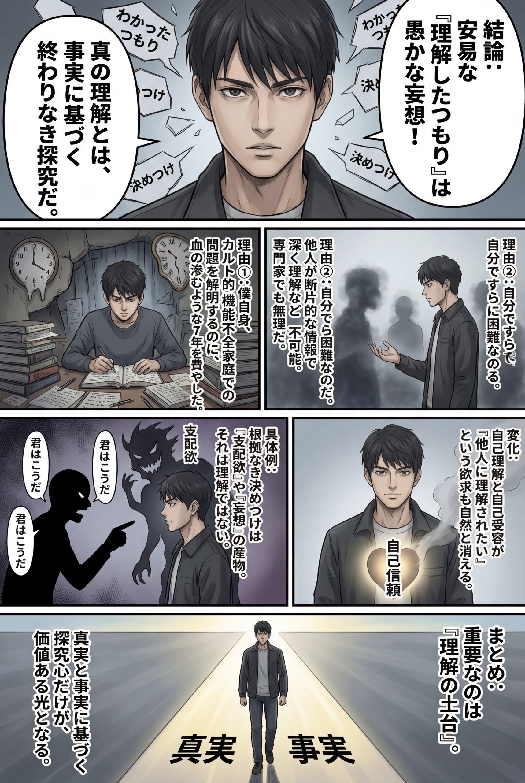 AIビジュアル：日常の中の小さな兆しや構造を観察することで、未来の問題や幸せの芽を先に扱う